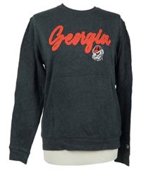 Pánská tmavošedá mikina s nápisem Champion 