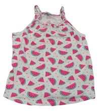 Bílý top s melouny Primark