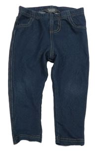 Tmavomodré legíny riflového vzhedu Primark