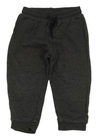 Černo-antracitové tepláky H&M