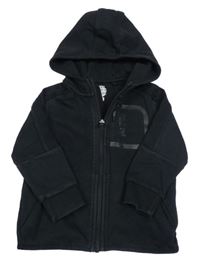 Černá propínací mikina s kapucí F&F