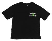 Černé tričko s nápisy