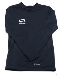 Tmavomodré funkční triko s logem Sondico