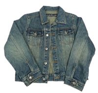 Modrozellená riflová bunda 