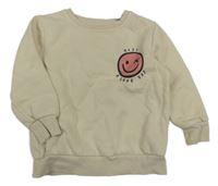 Béžová mikina se smajlíkem George