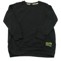 Černá žebrovaná mikina Y.F.K.