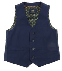 Tmavomodrá společenská vesta Next