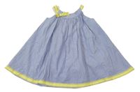 Modro-bílé proužkaté šaty s mašlí M&S