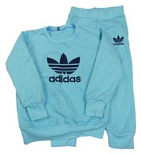 2Set - Světlemodrá tepláková souprava  Adidas