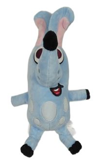 Světlemodrá sametová plyšová myš 