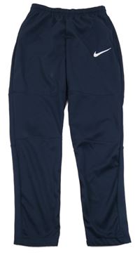 Tmavomodré sportovní funkční tepláky Nike 