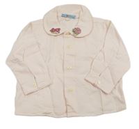 Světlerůžová halenka s obrázky 