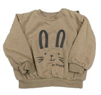 Béžová oversize mikina se zajíčkem M&S