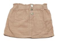 Světlerůžová manšestrová sukně Denim Co. 