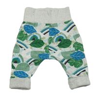 Šedé melírované tepláky se želvami Mothercare