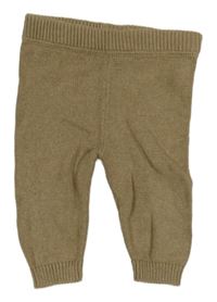 Béžové pletené kalhoty M&S