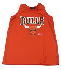 Červené sportovní tílko s býkem NBA 