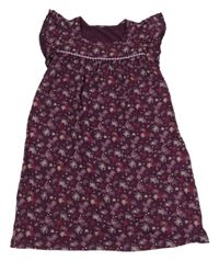 Purpurové šaty s motýlky Jako-o 