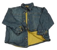 Tmavomodrá riflová podšitá košilová bunda Timberland