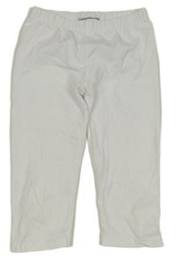 Bílé capri legíny 