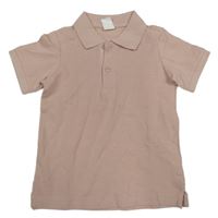 Starorůžové polo tričko H&M