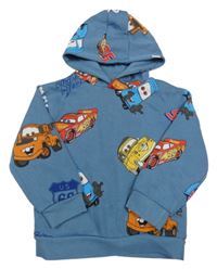 Modrošedá mikina s Cars a kapucí Primark