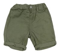 Khaki capri chino riflové kalhoty PRIMARK