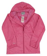 Tmavorůžová šusťáková nepromokavá funkční bunda s kapucí REGATTA