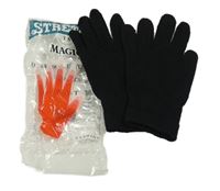 Nové - černé prstové rukavice