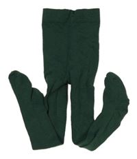 Tmavozelené punčocháče