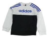 Bílo-černá mikina Adidas