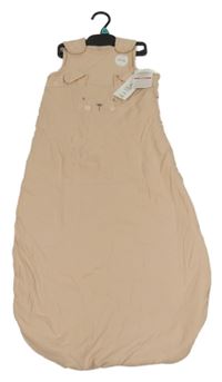 Nové - pudrový žebrovaný zateplený spací pytel se zajíčkem F&F