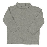 Šedý melírovaný rolák