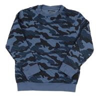 Modrá army prošívaná mikina F&F