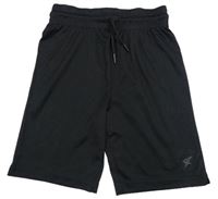 Černé kostkované sportovní kraťasy zn. Primark
