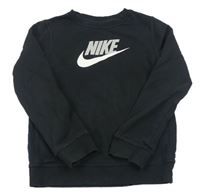 Černá mikina s logem Nike
