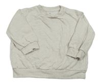 Světlešedá melírovaná mikina H&M