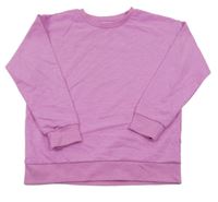 Růžovofialová melírovaná mikina Dunnes