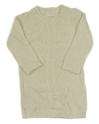 Světlebéžové svetrové šaty Next