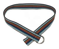 Modro-barevný pruhovaný pásek