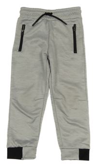 Šedé melírované sportovní tepláky Primark