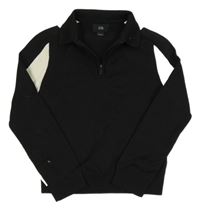 Černo-smetanový polo svetr River Island