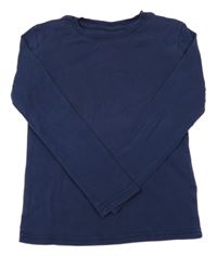 Tmavomodré triko H&M