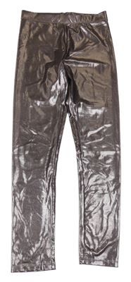 Stříbrné legíny H&M