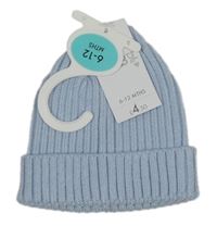 Nové - světlemodrá pletená čepice Matalan