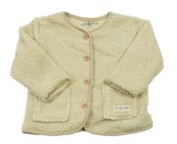 Světlebéžový huňatý podšitý kabátek Lily & Jack