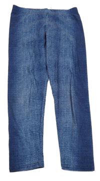 Tmavomodré melírované legíny 