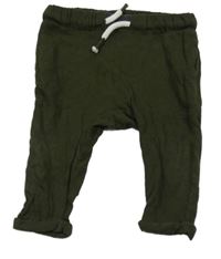 Tmavozelené lehké tepláky Next