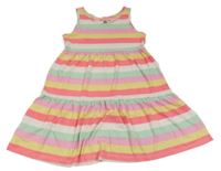 Barevné pruhované šaty F&F