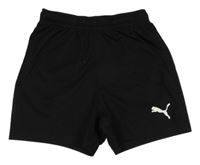 Černé sportovní kraťasy s logem Puma